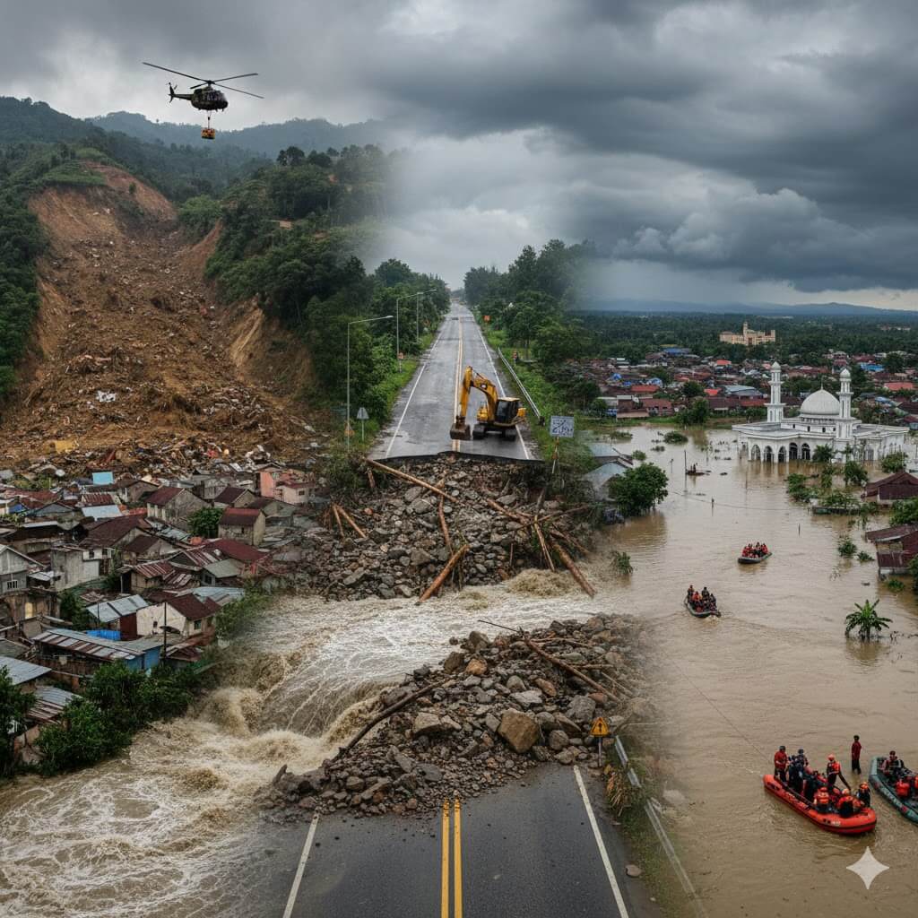 Aceh, Sumatera Utara Dan Barat dalam Status Darurat Bencana.