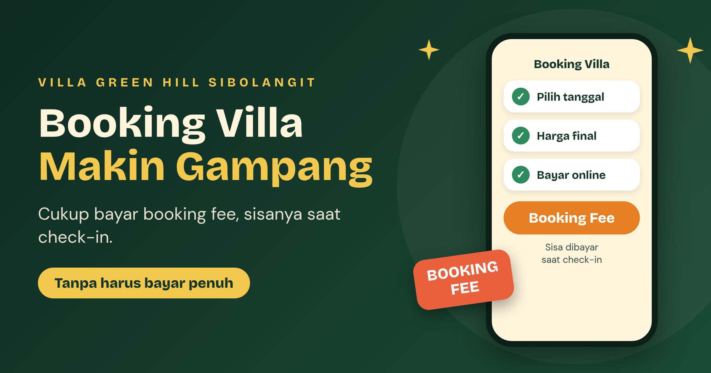 Booking Villa Green Hill Sekarang Makin Mudah Dan Terpercaya.